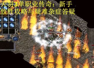 天羽3单职业传奇：新手致胜攻略与疑难杂症答疑