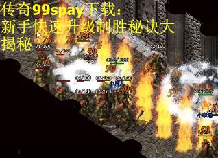 传奇99spay下载：新手快速升级制胜秘诀大揭秘
