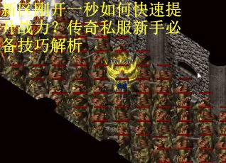 新区刚开一秒如何快速提升战力？传奇私服新手必备技巧解析