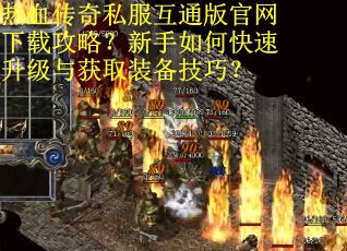 热血传奇私服互通版官网下载攻略?新手如何快速升级与获取装备技巧?