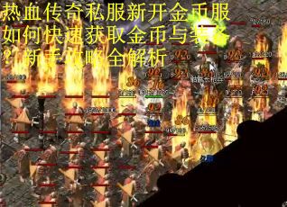 热血传奇私服新开金币服如何快速获取金币与装备?新手攻略全解析