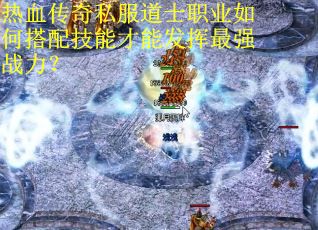 热血传奇私服道士职业如何搭配技能才能发挥最强战力？