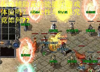 传奇辅助真的能提升游戏体验吗？安全性与效果究竟如何??