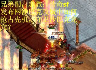 兄弟们，求教：传奇sf发布网沙巴克攻城中如何抢占先机，守卫沙巴克龙穴？
