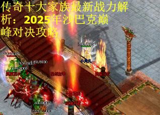 传奇十大家族最新战力解析：2025年沙巴克巅峰对决攻略