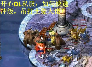 开心OL私服：如何快速冲级，吊打土豪大佬？