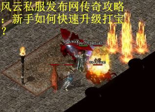风云私服发布网传奇攻略：新手如何快速升级打宝？