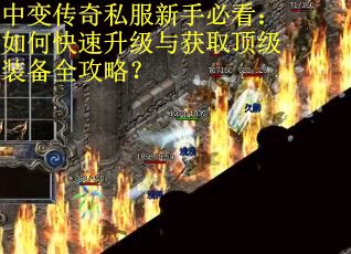 中变传奇私服新手必看：如何快速升级与获取顶级装备全攻略？