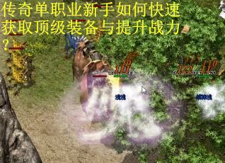传奇单职业新手如何快速获取顶级装备与提升战力？