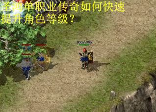 圣鸿单职业传奇如何快速提升角色等级？