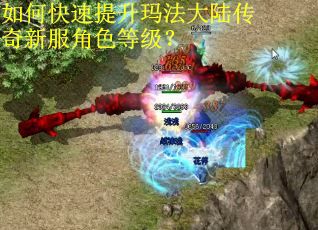 如何快速提升玛法大陆传奇新服角色等级？